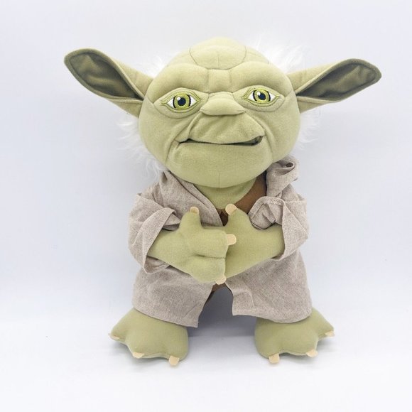 Just Play Toys Star Wars Just Play Talking Yoda Plush Toy Moving